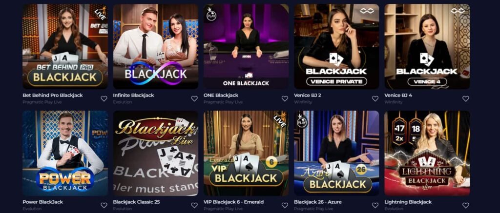 Tafelspellen bij B7 Casino zonder live dealer