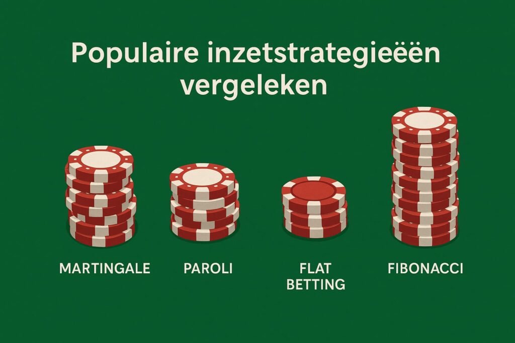 Inzetstrategieen blackjack chips
