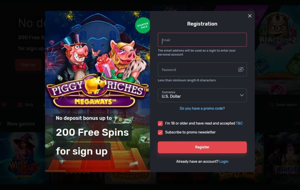 Tuz Bet Casino Registration