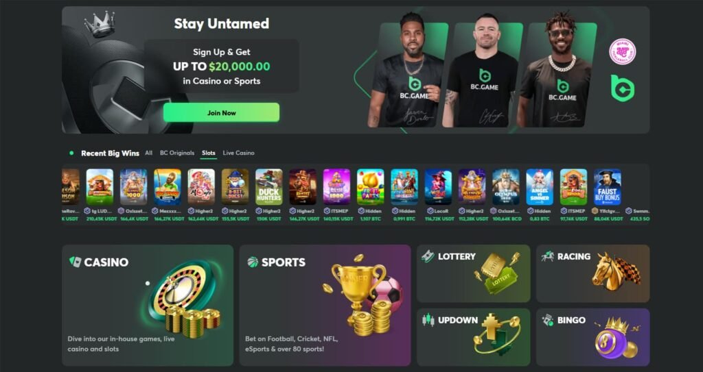 BC.Game best crypto casino bonus