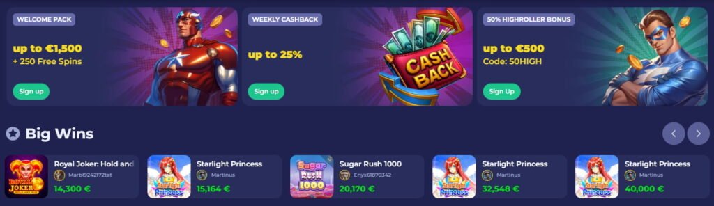 Bonussen en deals bij Bruno Casino