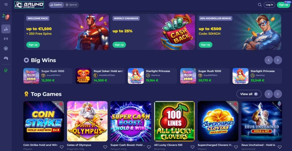 Bruno Casino Review