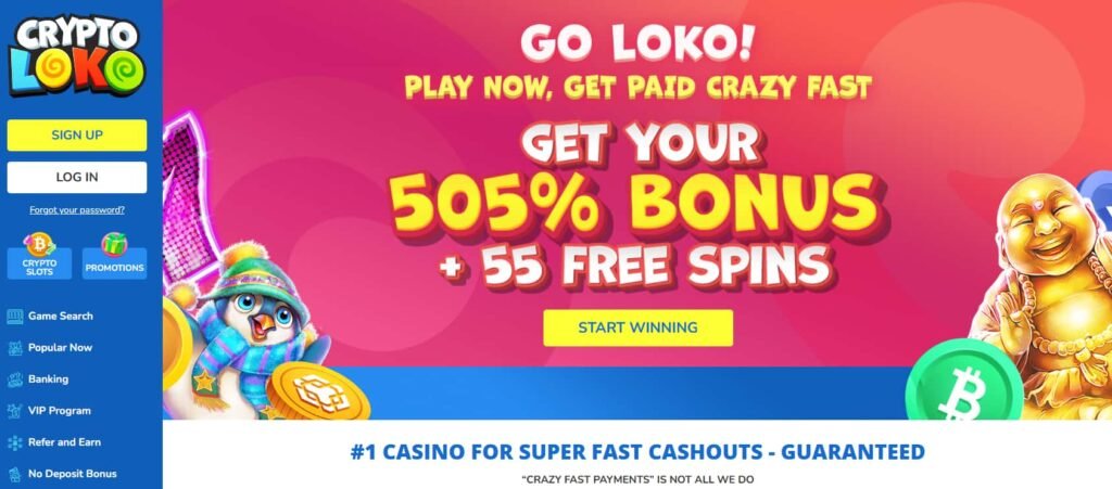 Crypto Loko best bitcoin Casino
