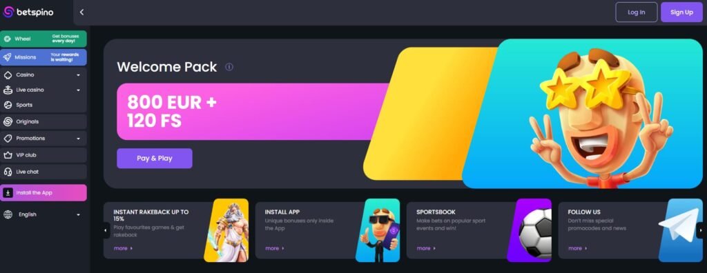 BetSpino Casino Nederland