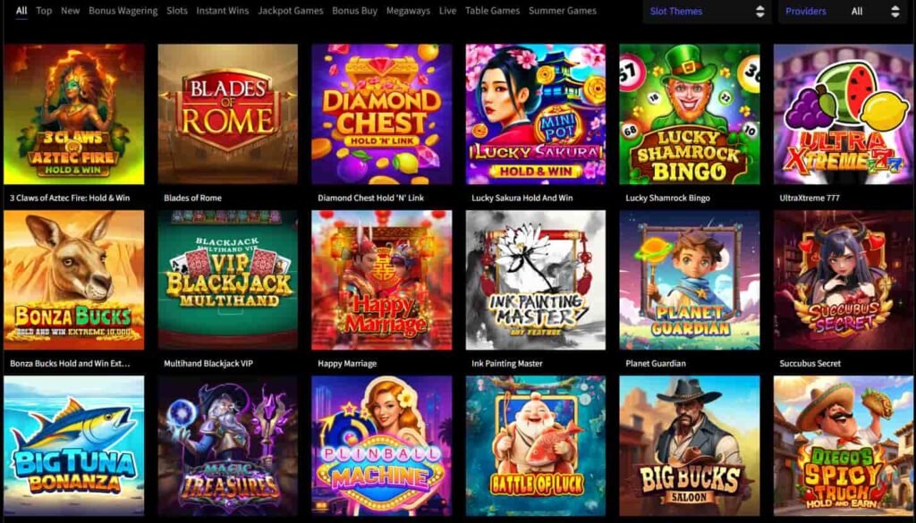 Mirax Casino Spelaanbod