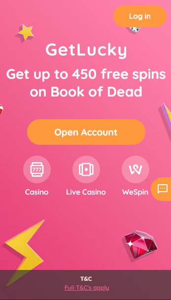 Nieuwe casino GetLucky