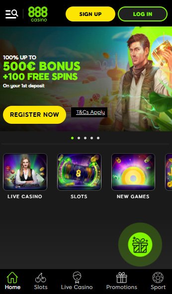 Nieuwe online casino 888