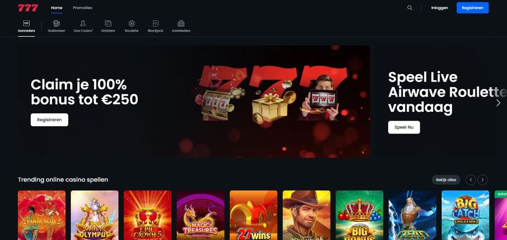 Casino777 beste casino app alternatief