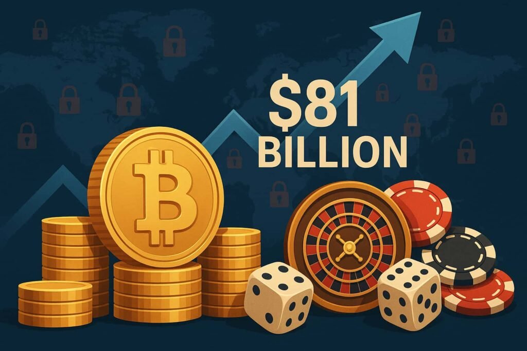Crypto-casino’s behalen $81 miljard omzet in 2024 ondanks wereldwijde beperkingen