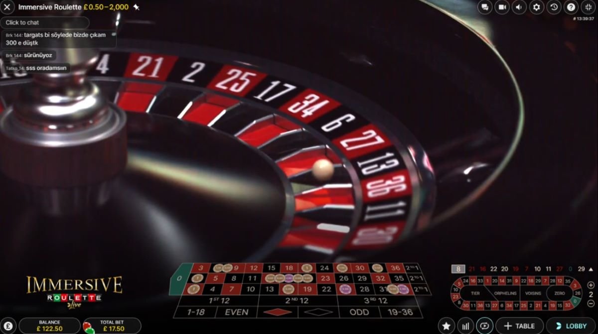 Live roulette