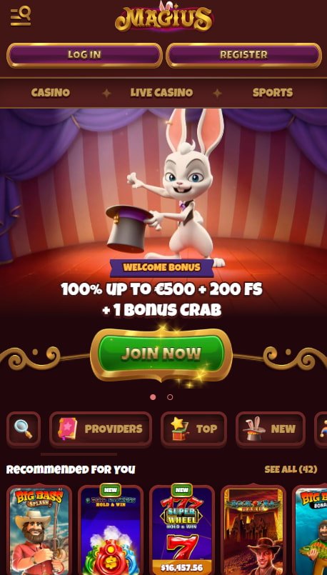 Magius Casino app