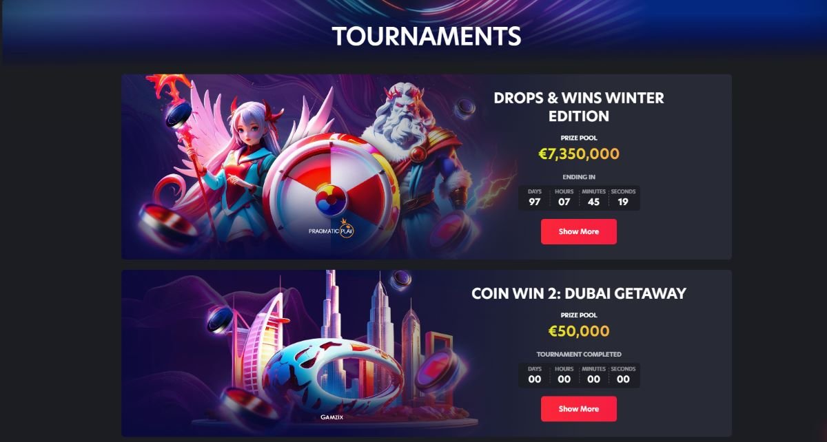 Toernooien & jackpots