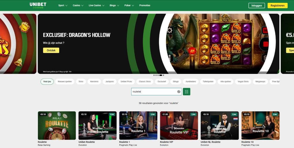 Unibet – Toegankelijk en prettig voor beginners
