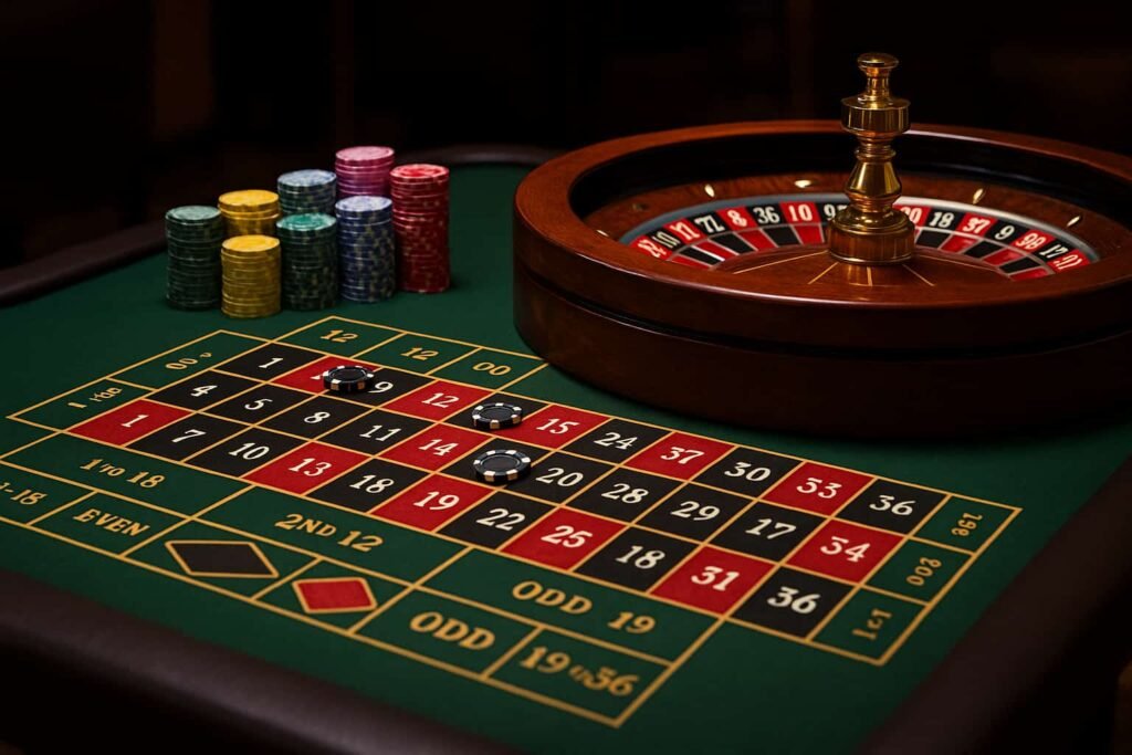 Naravno — evo **kratak, jasan, SEO-friendly ALT** za tu sliku, sa fokusom na tip 1: ### **ALT tekst:** **Roulette tafel met Europese, Franse en Amerikaanse varianten** Ako želiš još kraću ili više keyword-focused verziju, mogu odmah dati i alternative.